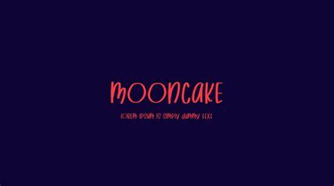 mooncake font|Mooncake Font Family Download for Desktop & WebFont.